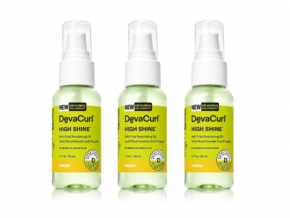 DevaCurl High Shine Anti-Frizz Nourishing Oil 1.7oz 50mL Set of 3 New